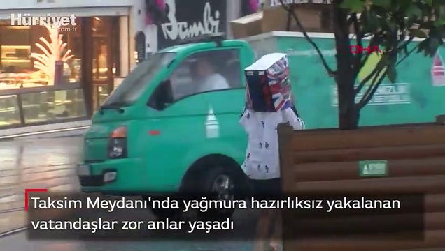 İstanbul'da sağanak yağış etkili olmaya başladı