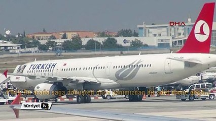 Uzaktan kumandalı helikopteri gören THY pilotu kuleyi böyle uyardı