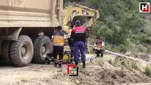 Kamyonun altında kalan işçi hayatını kaybetti