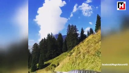 Eşsiz bir kaydırak eğlencesi