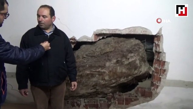 Evde yemek yerken hayatının şokunu yaşadı...