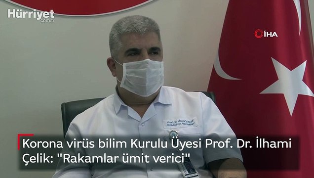 Korona virüs bilim Kurulu Üyesi Prof. Dr. İlhami Çelik: Rakamlar ümit verici