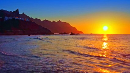 Beauty sunset for healing soul