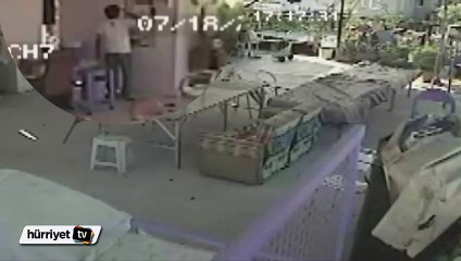 Hırsız, iş öncesi ve sonrası saçını tarar!