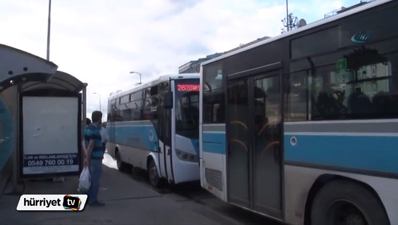 Halk otobüslerini böyle soydular