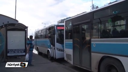 Halk otobüslerini böyle soydular
