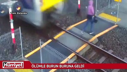 Genç kadın dikkatsizliğinin bedelini az daha canıyla ödüyordu