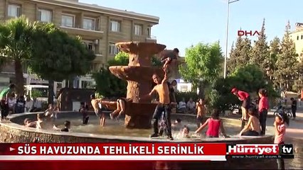 SÜS HAVUZUNDA TEHLİKELİ SERİNLİK
