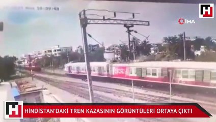 Hindistan’daki tren kazasının görüntüleri ortaya çıktı