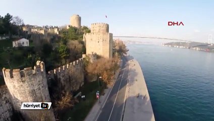 Havadan görüntülerle Rumeli Hisarı