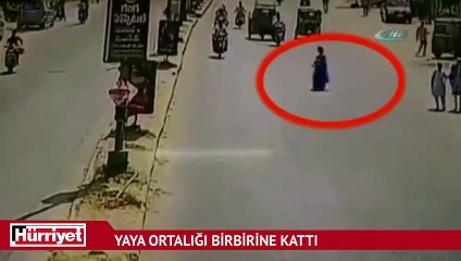 Yaya ortalığı birbirine kattı