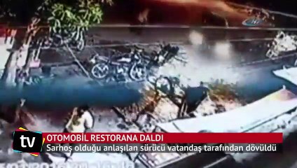 Kaza yapan sürücünün sarhoş olduğu anlaşılınca olanlar oldu