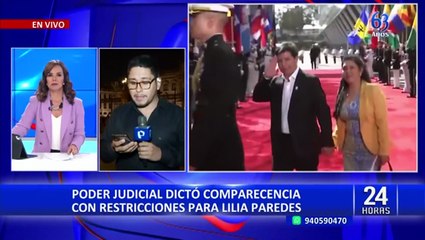 PJ rechaza impedimento de salida del país y dispone comparecencia con restricciones contra Lilia Paredes