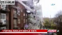 FIRTINA İSKELEYİ BÖYLE YIKTI