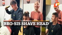 WATCH: Brother Shaves His Head As Show Of Love For Sister Battling Cancer