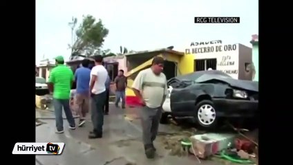 Meksika'yı hortum vurdu