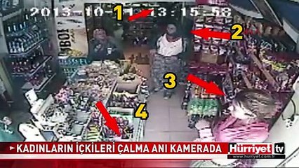 ÇALDIKLARI İÇKİLERİ ETEKLERİNİN İÇİNE SAKLADILAR