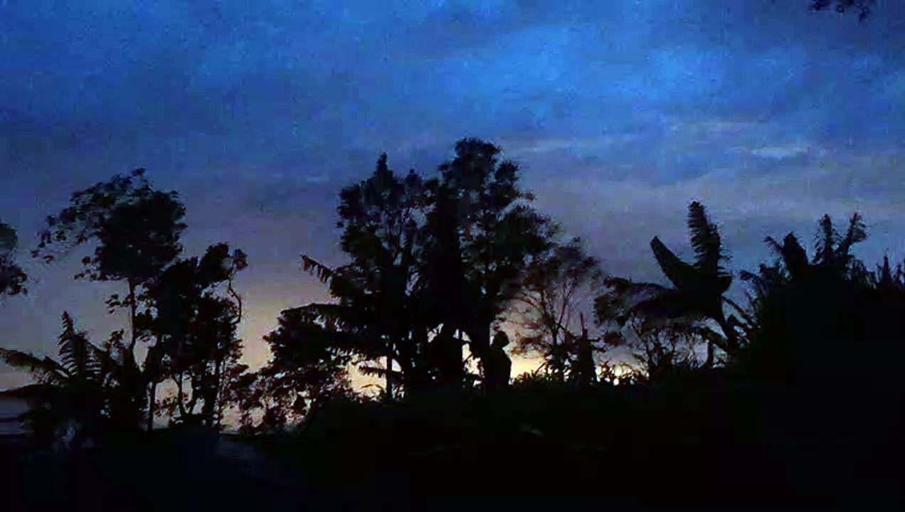 Beautiful sunset in Indonesia!