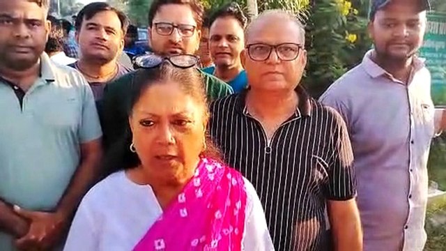 मॉर्निंग वॉक पर निकली वसुंधरा राजे ने दिए स्वस्थ रहने के टिप्सके टिप्स, देखिए वीडियो