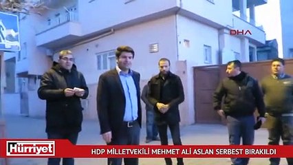 Gözaltına alınan HDP Milletvekili Mehmet Ali Aslan serbest bırakıldı