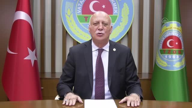 TZOB Genel Başkanı Şemsi Bayraktar'dan 16 Ekim Dünya Gıda Günü mesajı Açıklaması