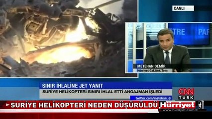 SURİYE HELİKOPTERİ NEDEN DÜŞÜRÜLDÜ