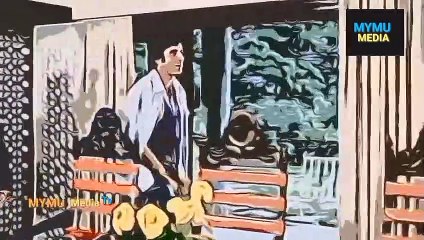 Amar Akbar Anthony movie scene Amitab Bachan cartoon version
