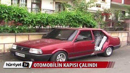 Otomobilin tek kapısını çaldılar