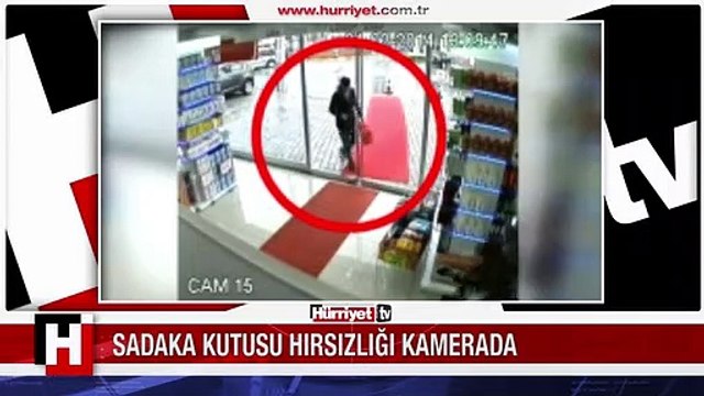 İSTANBUL'DAKİ SADAKA KUTUSU HIRSIZLIĞI KAMERADA
