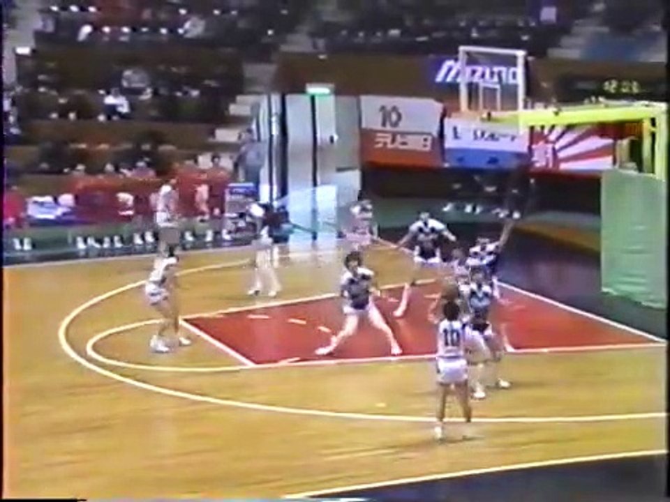 1988 バスケ 名短 vs 富岡 WC 女子準決勝 加藤貴子 竹内高美
