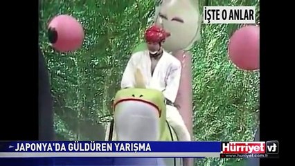 BU YARIŞMA İZLEYENLERİ KAHKAYA BOĞDU