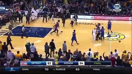 Paul George ve Marcus Morris saha ortasında kavgaya tutuştu
