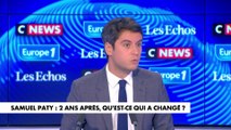 Gabriel Attal : «Le sujet pour moi, ça doit être la fermeté absolue de la part des équipes pédagogiques et des équipes de direction»