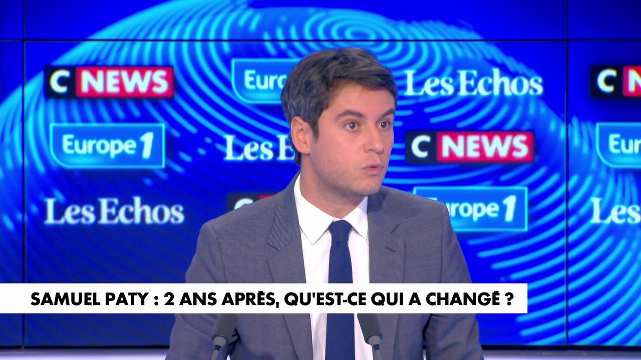 Gabriel Attal : «Le sujet pour moi, ça doit être la fermeté absolue de la part des équipes pédagogiques et des équipes de direction»