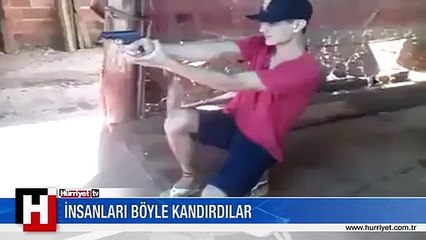 İnsanları böyle kandırıyor