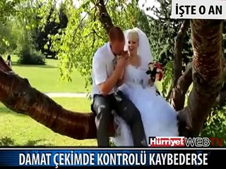 SABIRSIZ DAMAT ÇEKİMDE KONTROLÜ KAYBETTİ