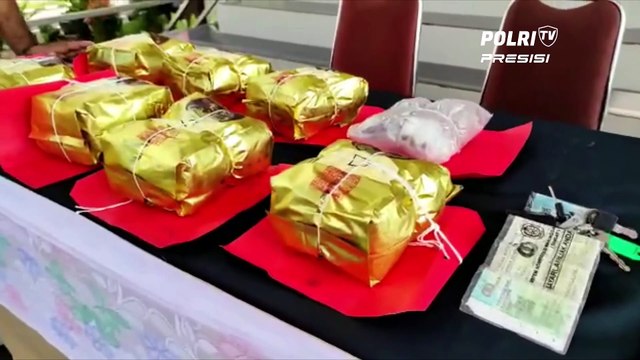 POLRES SANGGAU UNGKAP KASUS 7 KILOGRAM SABU DAN 2.136 BUTIR PIL EKSTASI DARI 3 TERSANGKA