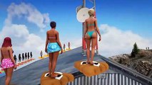 #GTA 5 Water Ragdolls - Spider-Man Water Slide Free Fall -72