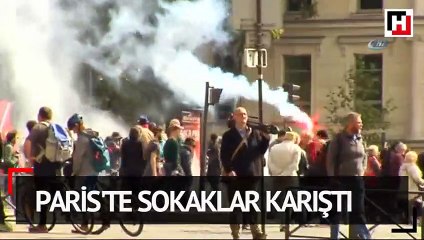 Paris'te sokaklar karıştı