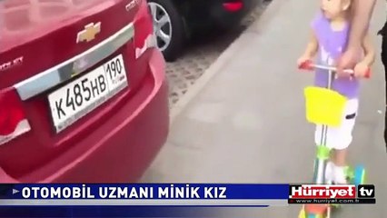OTOMOBİL TUTKUNU MİNİK RUS KIZ
