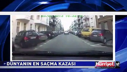İŞTE DÜNYANIN EN SAÇMA KAZASI