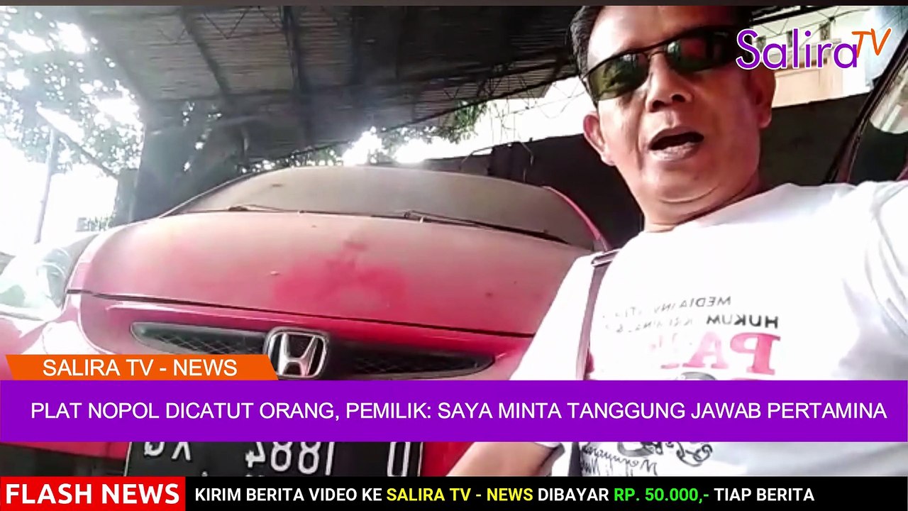 Plat No Pol Kendaran Dicatut Orang lain, Pemilik: Saya Minta Tanggung Jawab Pertamina
