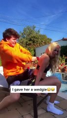 I gave her a wegie - An Epic wedgie Compilation