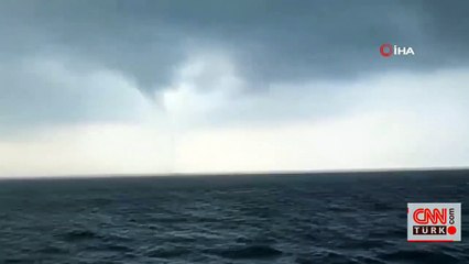 Akdeniz’de önce hortum, sonra yağış etkili oldu