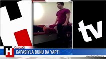 İDDİAYA GİRDİ! KAFASIYLA BUNU DA YAPTI