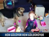 GÜLMEKTEN KIPKIRMIZI OLDU
