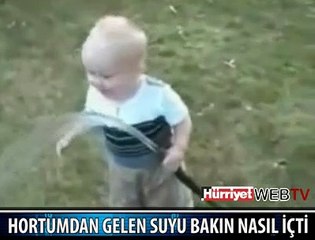 SADECE SU İÇMEK İSTEYEN BEBEK