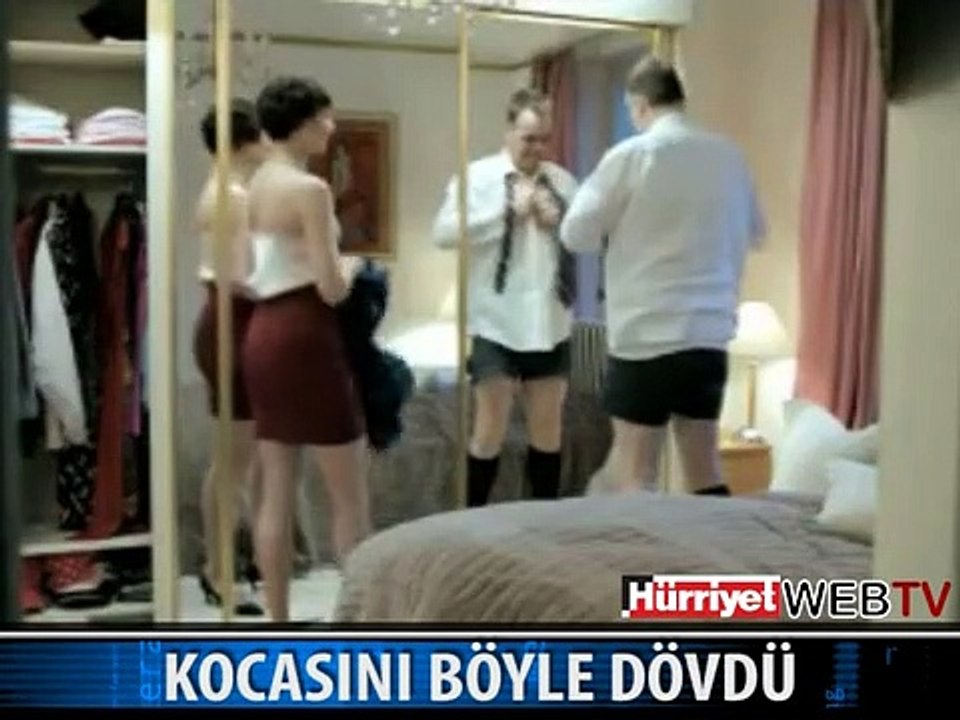KOCASINI BÖYLE DÖVDÜ
