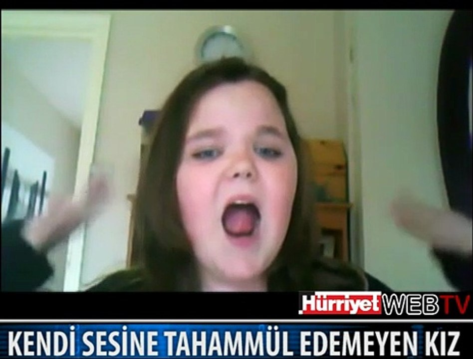 KENDİ SESİNE BİLE TAHAMMÜL EDEMEDİ