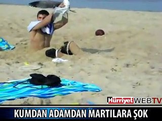 KUMDAN ADAM MARTILARI OYUNA GETİRDİ